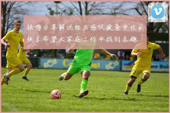 杨鸣分享解说经历感叹疲惫中收获快乐希望大家在工作中找到乐趣